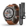 Смарт часовник Garmin fenix 7X Sapphire Solar Titanium Chestnut