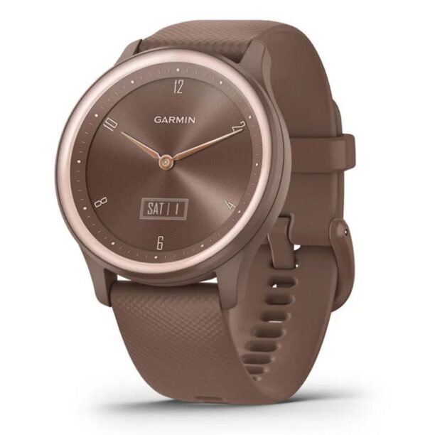 Смарт часовник Garmin vivomove Sport Cocoa Peach Gold