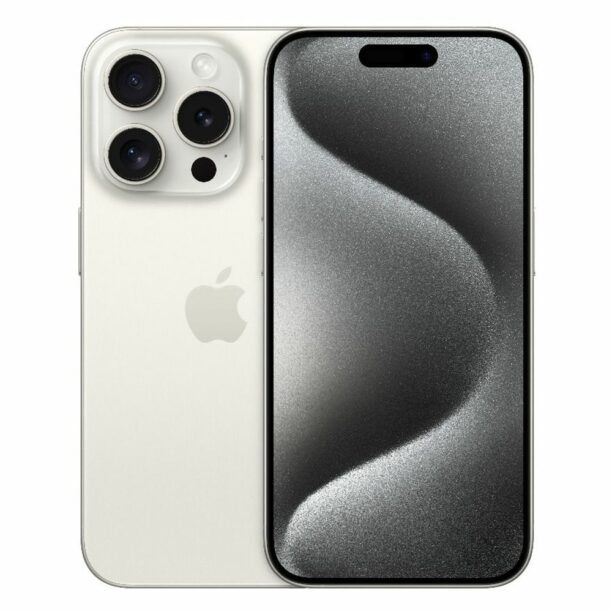 Смартфон Apple iPhone 15 Pro (бял)