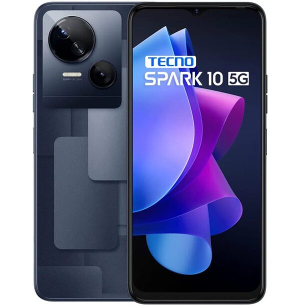 Смартфон Tecno Spark 10 5G (черен)