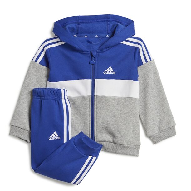 Спортен екип с качулка и цветен блок adidas Sportswear