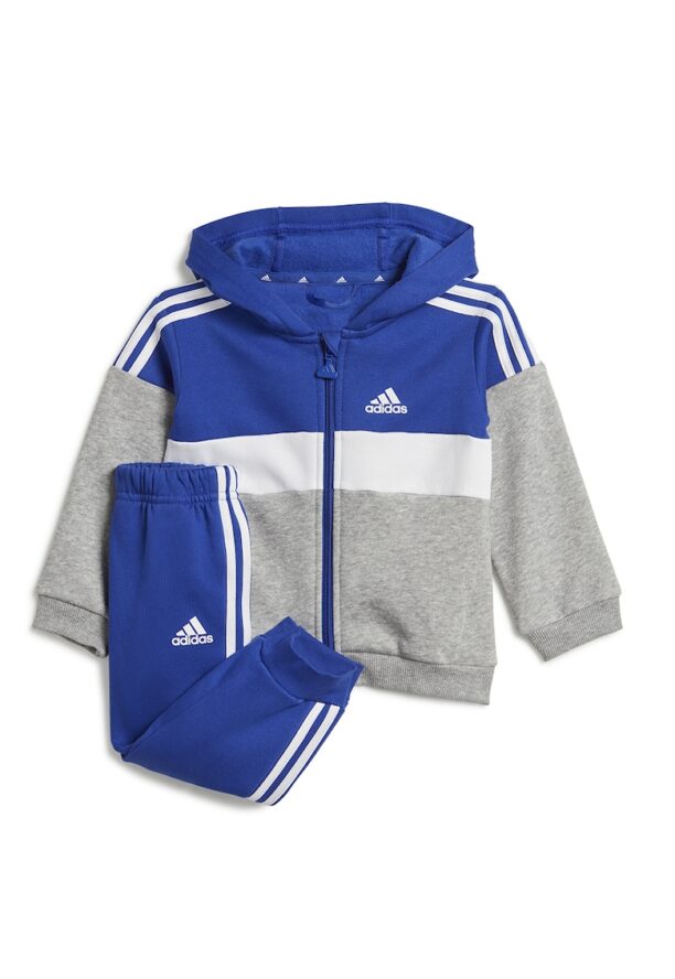 Спортен екип с качулка и цветен блок adidas Sportswear