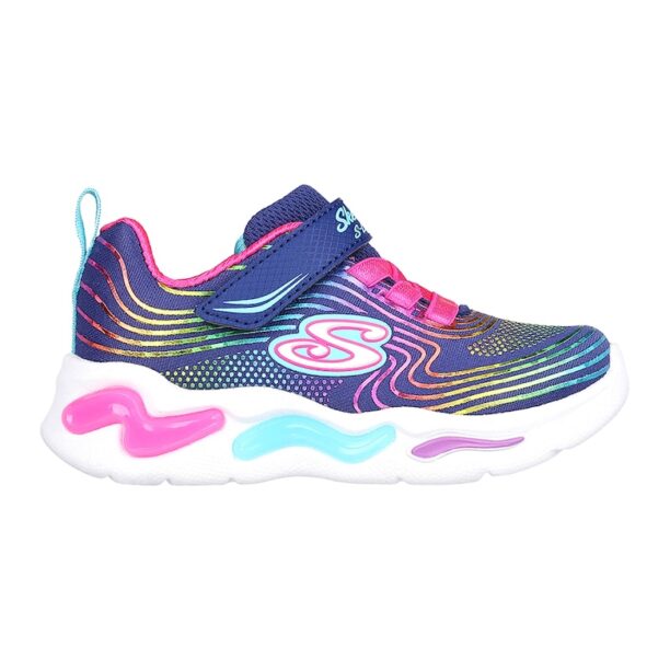 Спортни обувки Wavy Beams с велкро и LED светлини Skechers