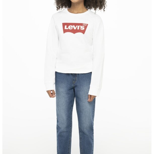 Суитшърт с овално деколте и лого Levis