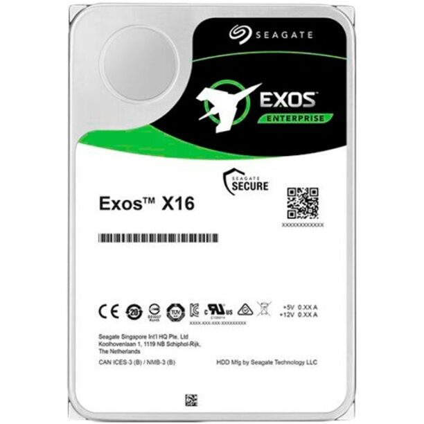 Твърд диск 14TB Seagate Exos X16 HDD 512E/4KN ST14000NM001G