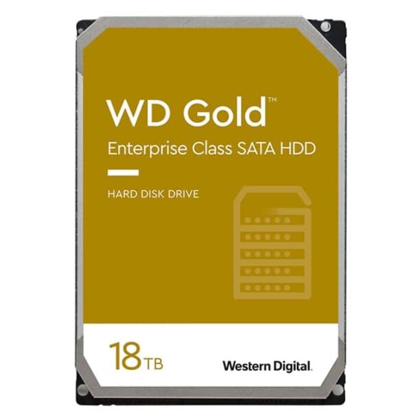 Твърд диск 18TB Western Digital Gold WD181KRYZ