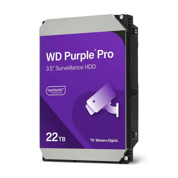 Твърд диск 22TB Western Digital Purple Pro Smart Video