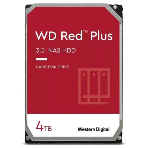 Твърд диск 4TB Western Digital Red Plus NAS (WD40EFPX)