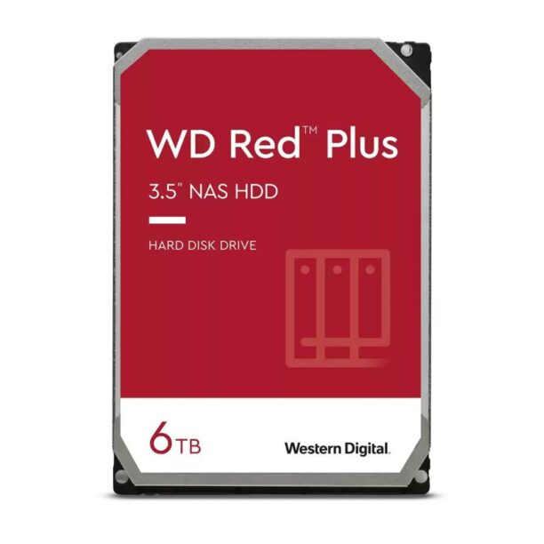 Твърд диск 6TB Western Digital Red Plus NAS