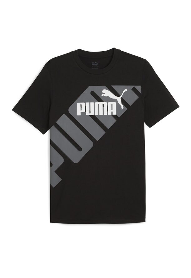 Тениска Power с лого и стандартна кройка Puma