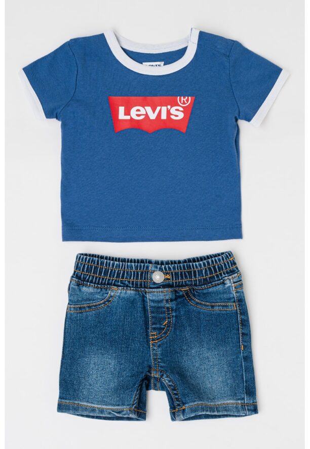 Тениска и дънков къс панталон Levis