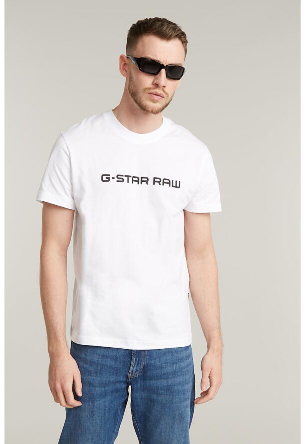 Тениска от органичен памук с овално деколте G-Star RAW