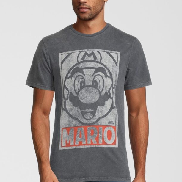 Тениска от памук Super Mario Vintage Tonal Face 7851 Recovered