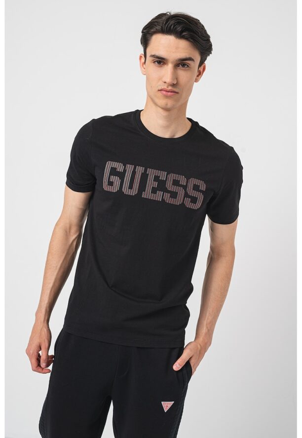 Тениска по тялото с лого GUESS