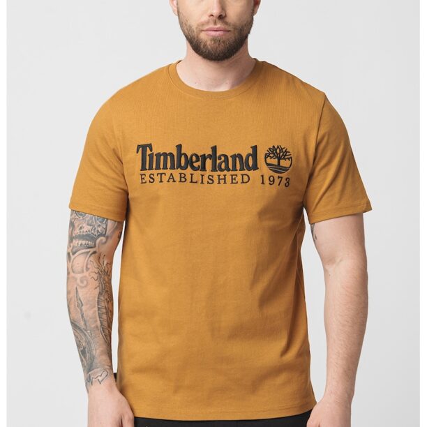 Тениска с бродирано лого Timberland