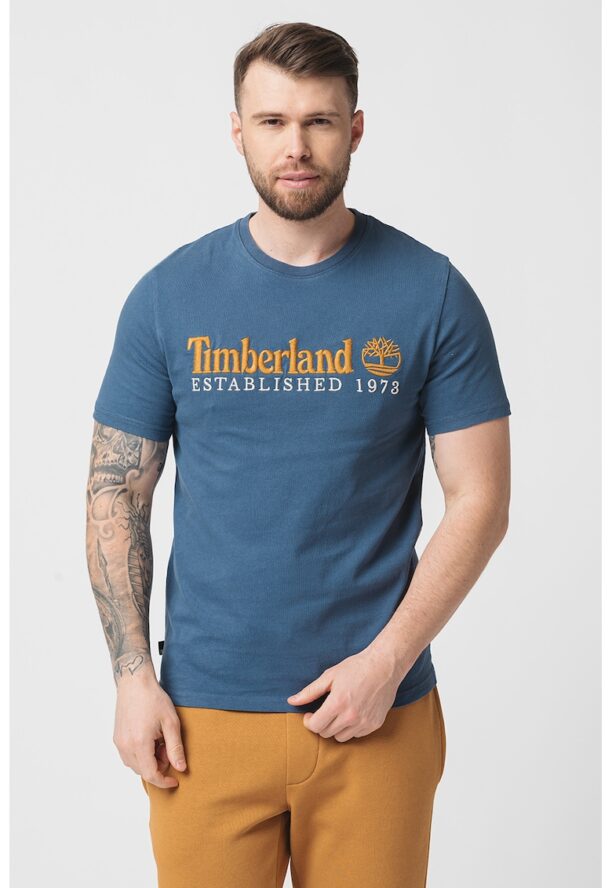 Тениска с бродирано лого Timberland