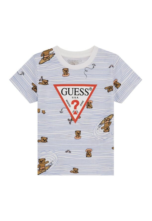 Тениска с графика GUESS