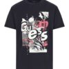 Тениска с графична шарка GUESS