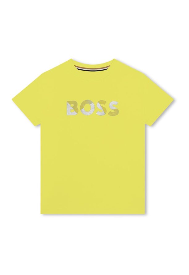 Тениска с лого BOSS Kidswear