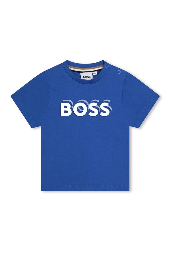 Тениска с лого BOSS Kidswear