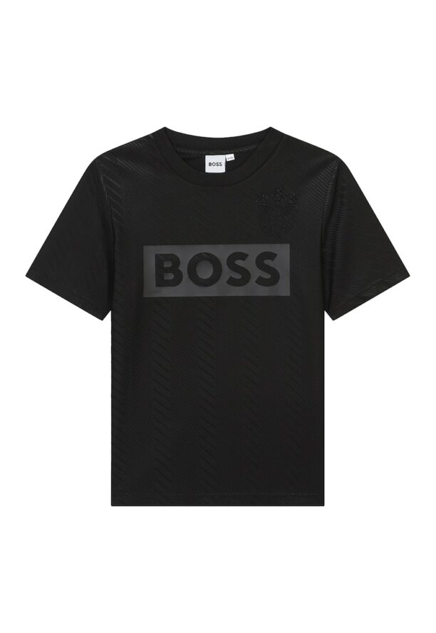 Тениска с лого BOSS Kidswear