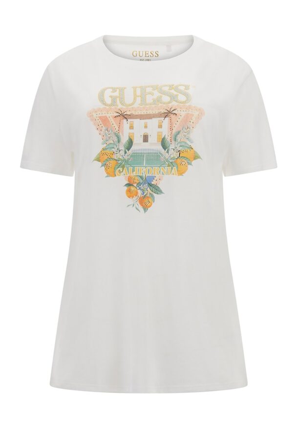 Тениска с лого GUESS