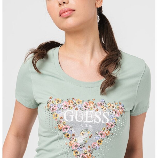 Тениска с лого GUESS