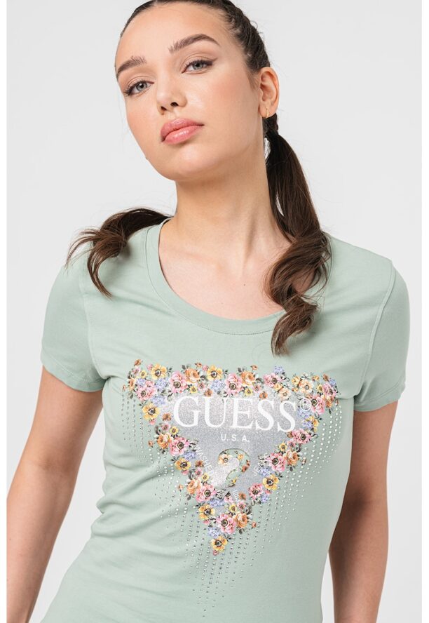 Тениска с лого GUESS