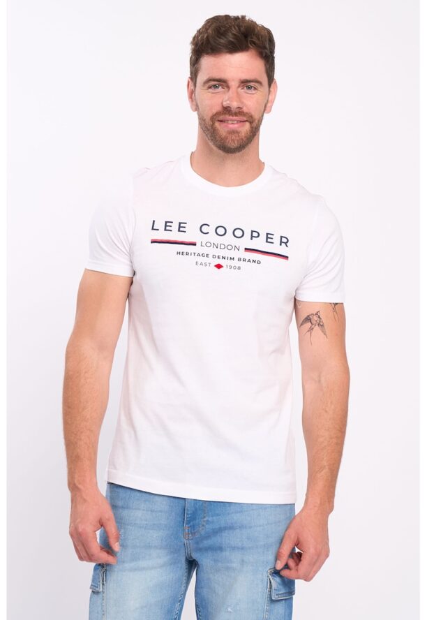 Тениска с лого Lee Cooper