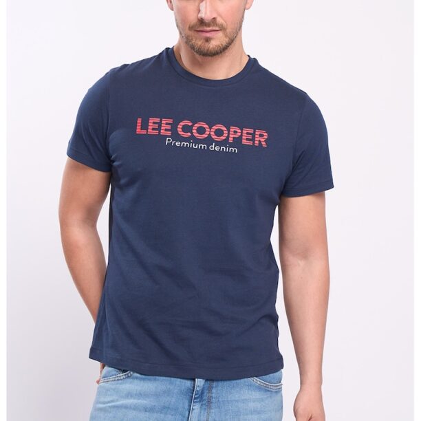 Тениска с овално деколте и лого Lee Cooper