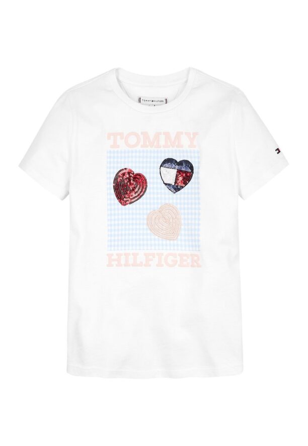 Тениска с пайети Tommy Hilfiger