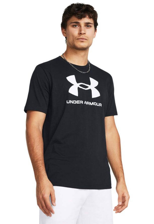 Тениска с памук с лого Under Armour