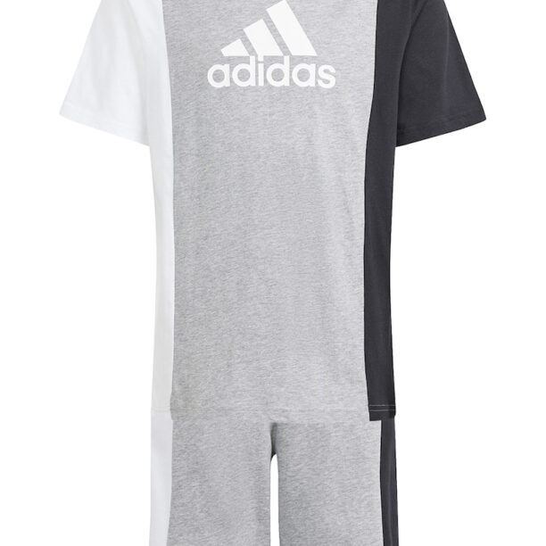 Тениска с цветен блок и бермуди adidas Sportswear