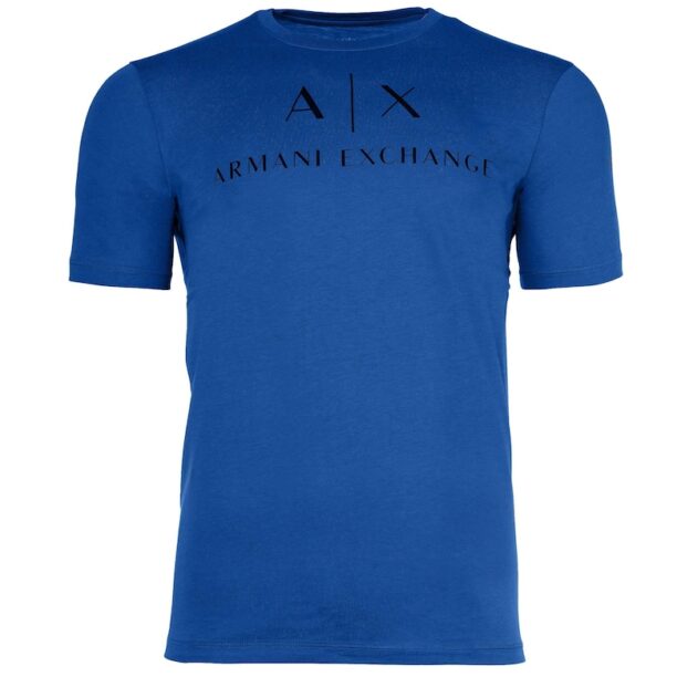 Тениска с яка и лого ARMANI EXCHANGE