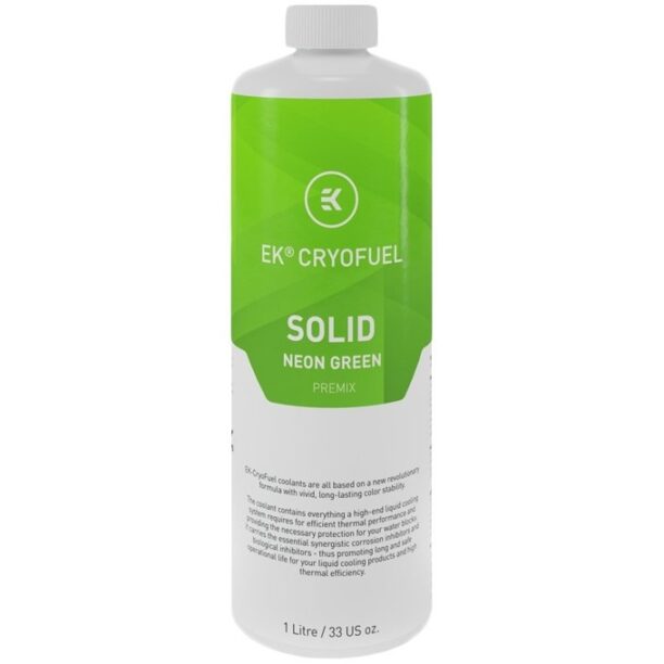 Течност за водно охлаждане Ekwb EK-CryoFuel Solid Neon Green Premix