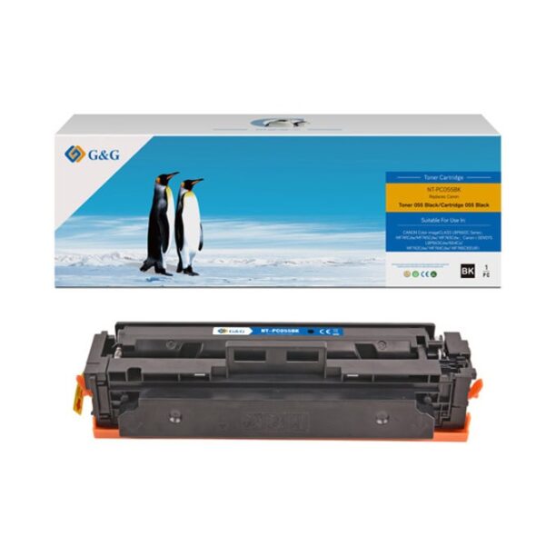 Тонер касета за Canon I-SENSYS LBP660 Series/I-SENSYS MF740 Series - Black - NT-PC055BK - G&G - Неоригинална