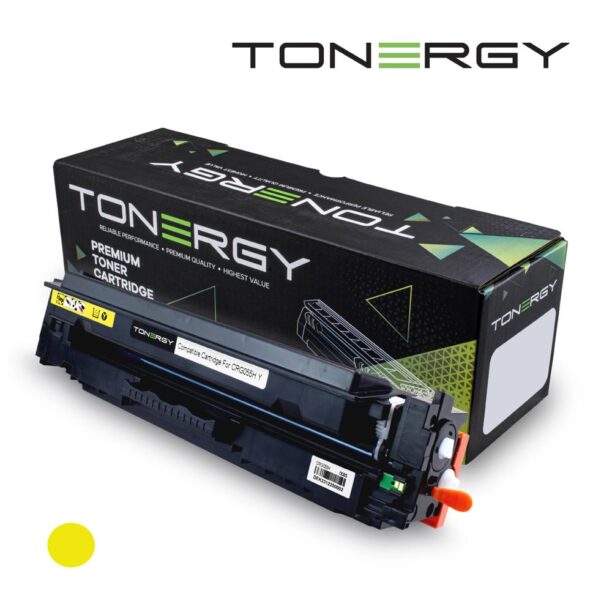 Тонер касета за Canon Satera LBP-660 Series/i-SENSYS LBP-660 Series/i-SENSYS MF 740 Series/imageCLASS LBP-664 Cx - Yellow - CRG055H-Y - Tonergy - Неоригинална