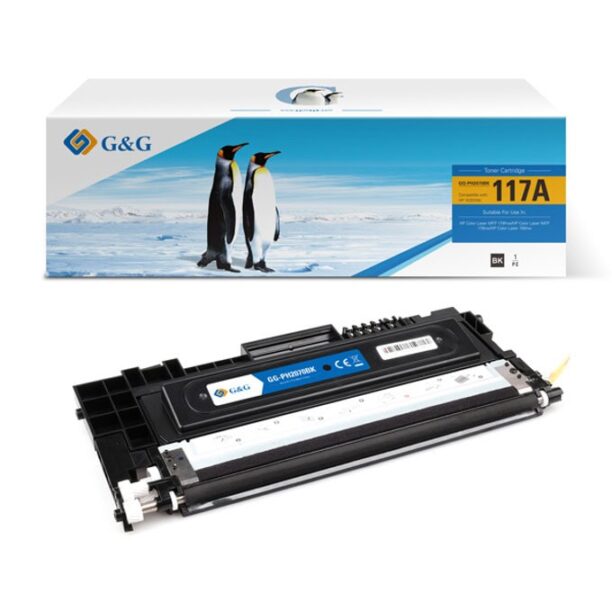 Тонер касета за HP Color Laser 150/150A/150NW/MFP 178NWG/178NW/179/179FNW - Black - NT-PH2070BK - G&G - Неоригинална