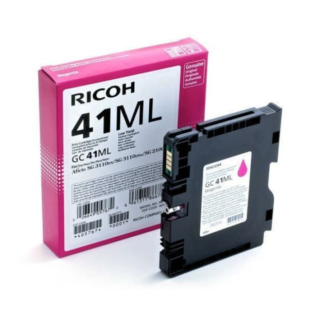 Тонер касета за Ricoh Aficio SG 2100 n/SG 3100 snw/SG 3110 dn/SG 7100 dn - Magenta - 405767 - Ricoh GC41ML