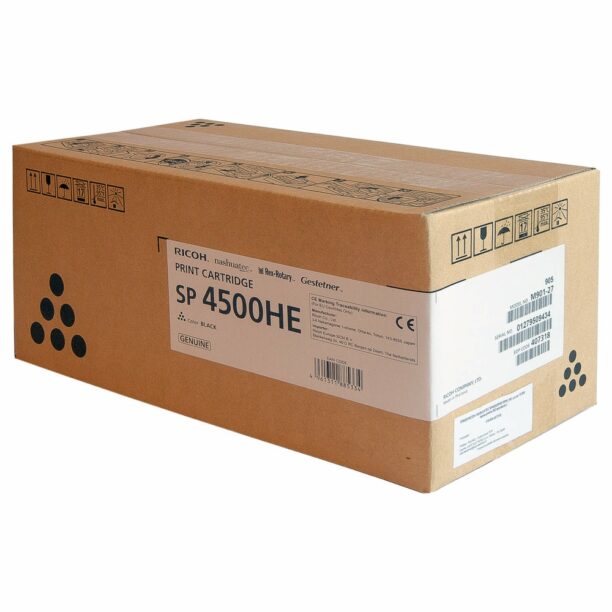 Тонер касета за Ricoh Aficio SP 4510 Series/4510 dn/4510 dnte/4510 sf/SP 4510 dn/SP 4510 sfte - Black - 407318 - Ricoh SP 4500HE