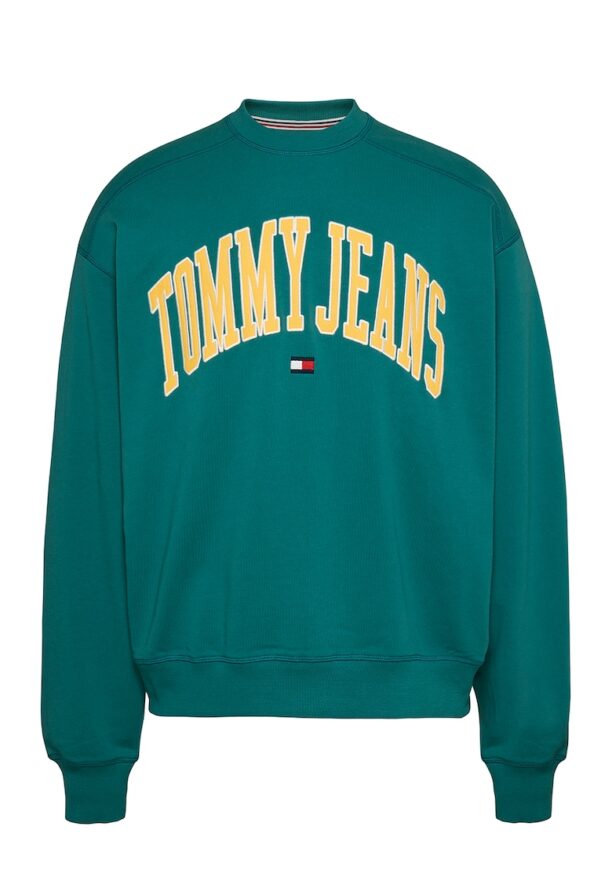 Уголемен памучен суитшърт Tommy Jeans