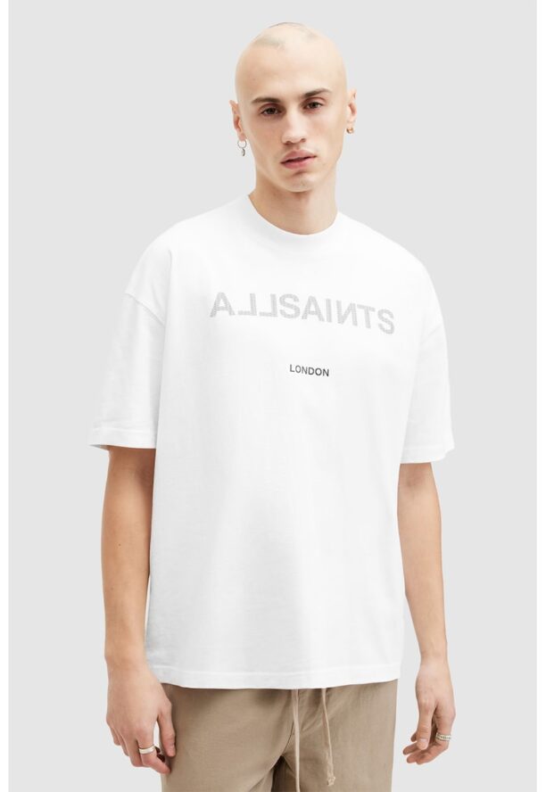 Уголемена тениска Cutout с лого AllSaints