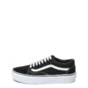 Унисекс кецове с равна платформа Old Skool и велур Vans