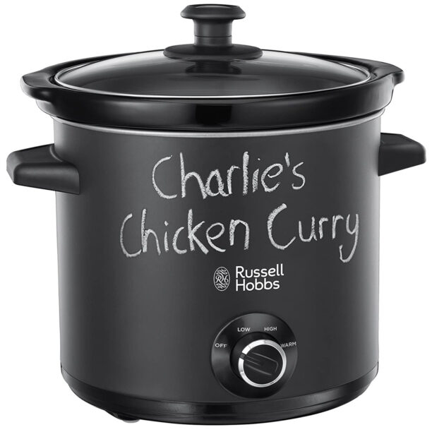 Уред за бавно готвене Slow cooker Russell Hobbs 24180-56 Chalkboard