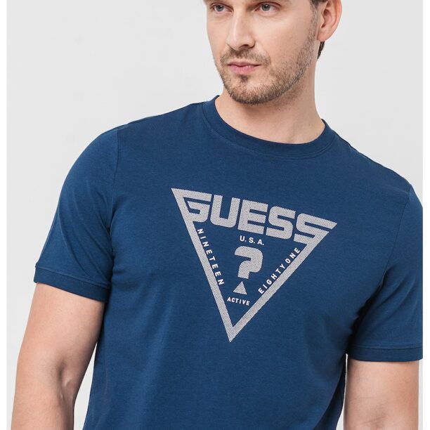 Фитнес тениска с лого GUESS