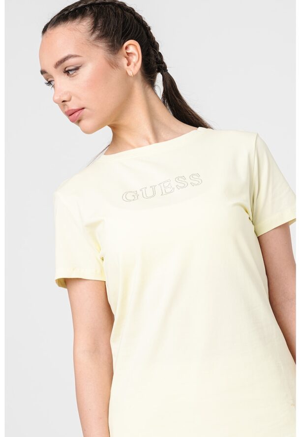 Фитнес тениска с лого GUESS