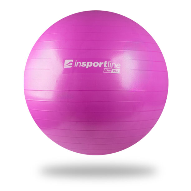 Фитнес топка inSPORTline Lite Ball 45 см - Лилав на ниска цена