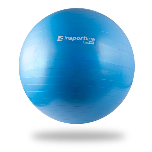 Фитнес топка inSPORTline Lite Ball 55 см - Син на ниска цена