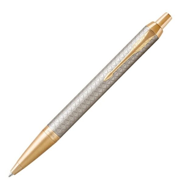 Химикалка Parker Royal IM Premium Silver/Gold