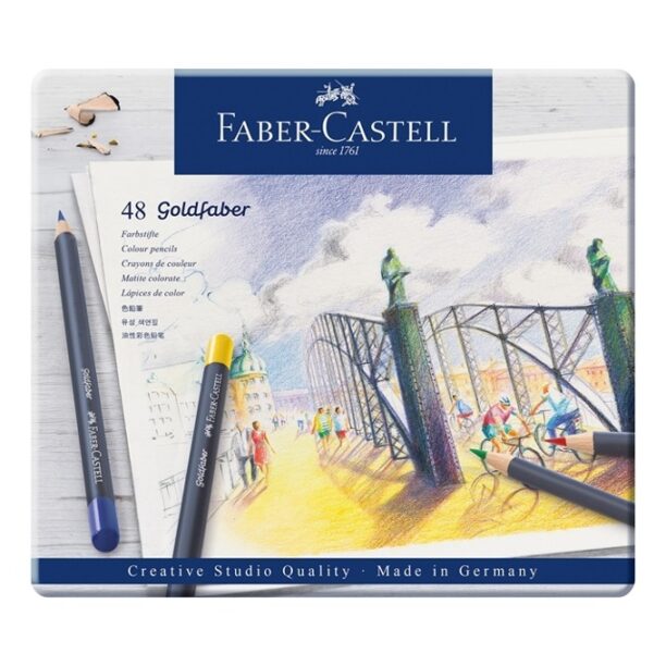 Цветни моливи Faber-Castell Goldfaber